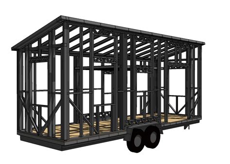 tiny house on wheels metal frame|tiny house foundation kits.